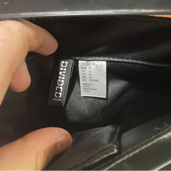 Women’s size 16 Faux Leather Pants - Picture 1 of 3